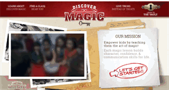 Desktop Screenshot of discovermagic.com