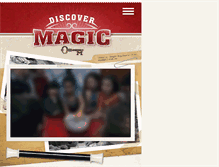 Tablet Screenshot of discovermagic.com